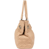 Christian Dior Quilted Lambskin Cannage Chri Chri Tote Handbag