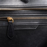Céline Tricolor Leather Suede Luggage Small Handbag