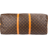 Louis Vuitton Monogram Canvas Keepall 60 Bandoulière Travel Bag