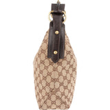 Gucci Monogram GG Canvas Horsebit Ring Hobo Shoulder Bag