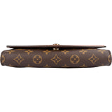 Louis Vuitton Monogram Canvas Pochette Bordeaux Crossbody Bag