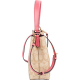 Coach Monogram Signature  Small Town Bucket Handbag