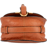 Chloé Grained Calfskin Leather Small Marcie Saddle Crossbody Bag