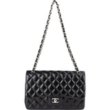 Chanel Quilted Lambskin Jumbo Double Flap Crossbody Bag