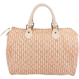 Louis Vuitton Monogram Mini Lin Croisette Speedy 30 Handbag