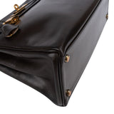 [🔄️B11 / F23] Hermès Box Calf Kelly 32 Sellier Handbag - vintageandkickz