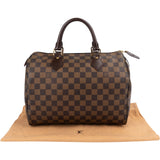 Louis Vuitton Monogram Damier Ebene Speedy 30 Handbag