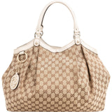 Gucci Monogram GG Canvas Big Sukey Tote Handbag