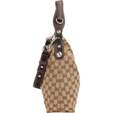 Gucci Monogram GG Canvas Abbey Horsebit Shoulder Bag
