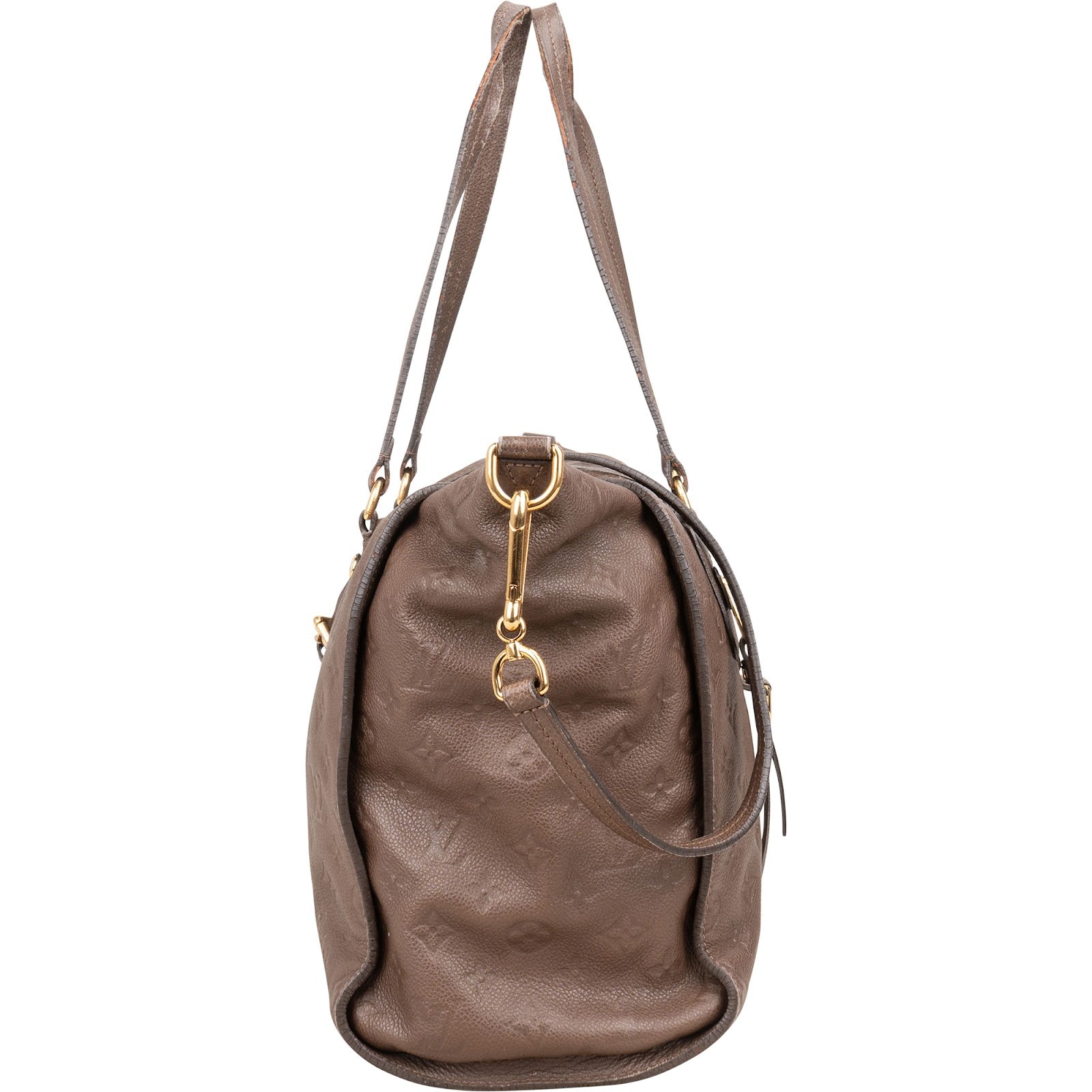 [🔄️B09 / F32] Louis Vuitton Monogram Empreinte Leather Lumineuse PM Handbag - vintageandkickz