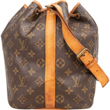 Louis Vuitton Monogram Canvas Sac Noé Petit Shoulder Bag