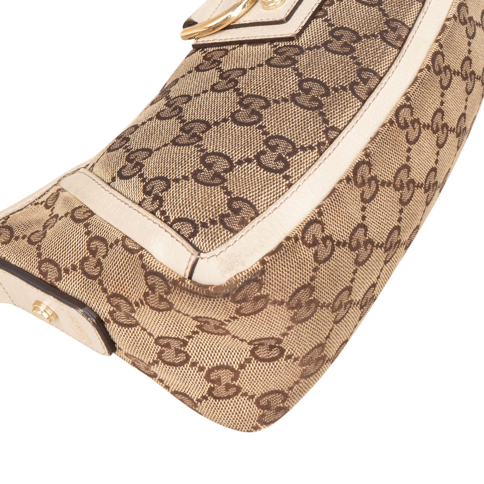 [🔄️B09 / F11] Gucci Monogram GG Canvas Abbey Shoulder Handbag - vintageandkickz
