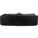 Chanel Quilted Lambskin Gold Medium Double Flap Shoulder Bag