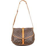 Louis Vuitton Monogram Canvas Saumur 35 Crossbody Bag
