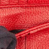 Gucci Pebbled Leather Interlocking G Compact Wallet