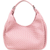 Bottega Veneta Pink Intrecciato Leather Hobo Shoulder Bag