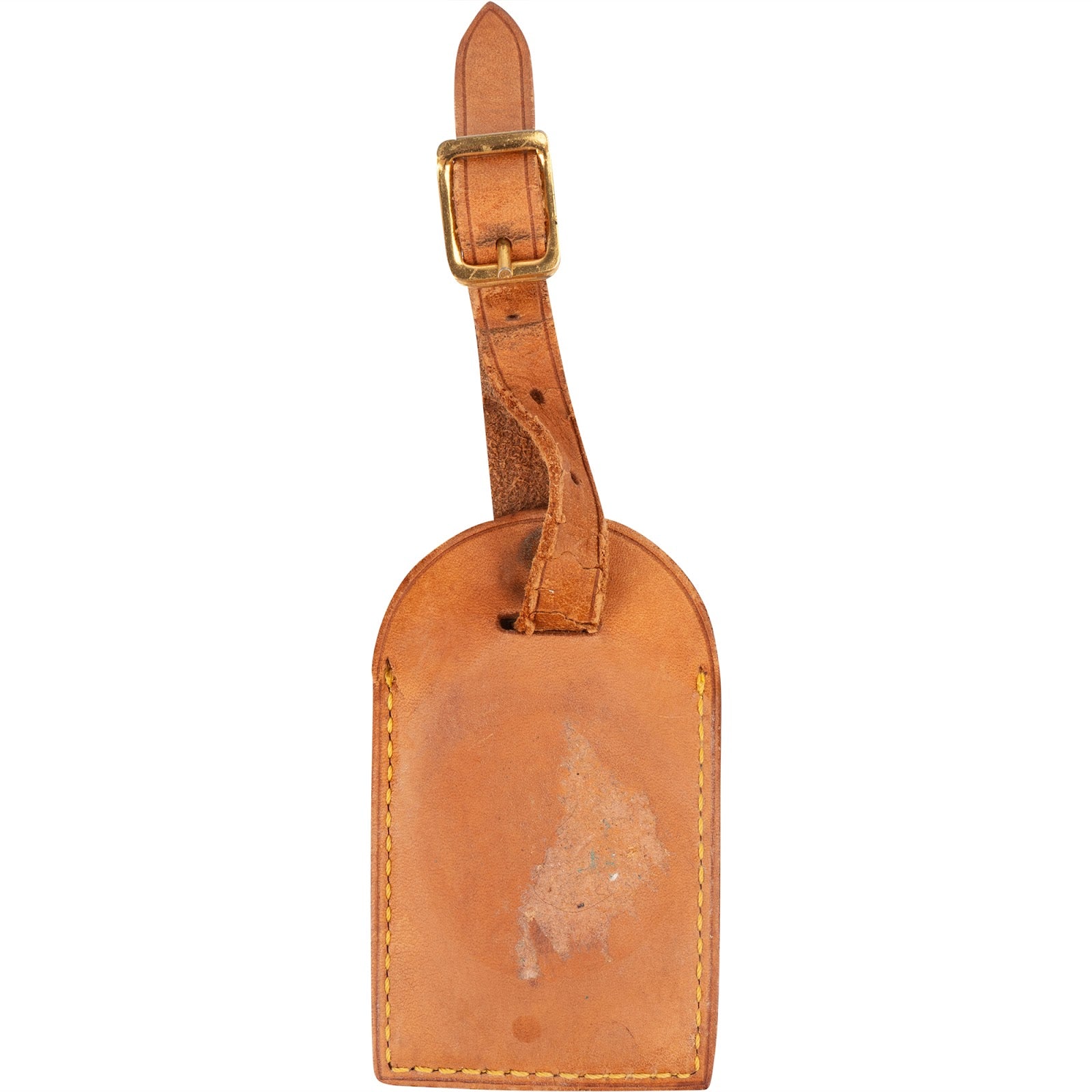 [🔄️B10 / F70] Louis Vuitton Vachetta Leather Luggage Tag - vintageandkickz