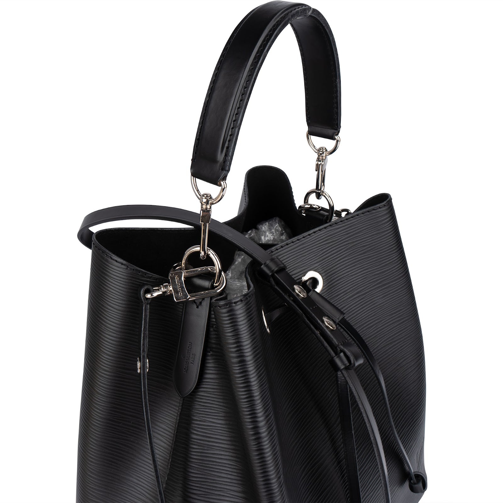 Louis Vuitton Noir Epi Leather NéoNoé Crossbody Bag - vintageandkickz