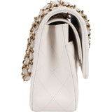Chanel Quilted Caviar Leather Medium Double Flap Shoulder Bag