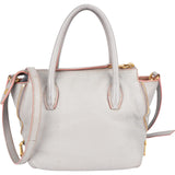 Miu Miu Vitello Leather Madras Handbag