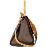 Celine Bicolor Leather Trapeze Handbag
