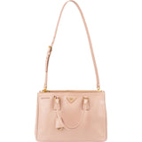Prada Pink Saffiano Leather Galleria Tote Handbag