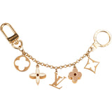 Louis Vuitton Golden Blooming Flowers & Key Holder Bag Charm