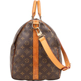 Louis Vuitton Monogram Canvas Keepall 50 Bandoulière Travel Bag