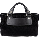 Celine C Macadam Suede Boogie Handbag