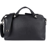 Fendi Black Leather By The Way Boston Handbag