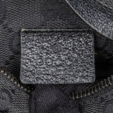 Gucci Black Monogram GG Belt Crossbody Bag