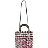 Dior Multicolor Tweed Lady Dior Handbag