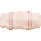 Miu Miu Vitello Lux Leather Drawstring Satchel Handbag