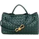 Bottega Veneta Intrecciato Leather East-West Andiamo Crossbody Handbag