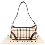 Burberry Nova-Check Monogram Studded Shoulder Bag