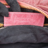 Balenciaga Pink Leather Giant City Handbag