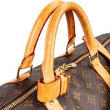 Louis Vuitton Monogram Canvas Keepall 60 Bandoulière Travel Bag