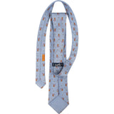 Hermès Playful Bunny Printed Pattern Silk Tie Krawatte