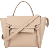 Céline Beige Grained Calfskin Nano Belt Handbag