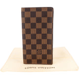 Louis Vuitton Monogram Damier Ebene Brazza Long Wallet