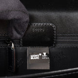 Montblanc Double Gusset Briefcase Crossbody Handbag