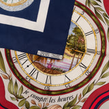 Hermès La Ronde des Heures Silk Carre 90 Scarf Tuch