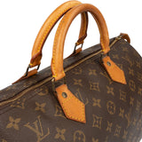Louis Vuitton Monogram Canvas Speedy 35 Handbag