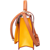 MCM Monogram Visetos Tricolor Block Patricia Small Crossbody Handbag