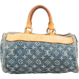 Louis Vuitton Monogram Denim Neo Speedy 30 Handbag