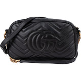 Gucci Monogram Matelassé Leather GG Marmont Small Camera Crossbody Bag
