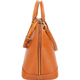 Louis Vuitton Cognac Epi Leather Alma PM Handbag