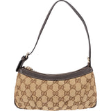 Gucci Monogram GG Canvas Lovely Heart Bit Pochette Handbag
