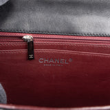 Chanel Quilted Lambskin Palladium Maxi Single Flap Crossbody Bag