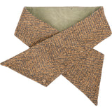 Chanel Multicolor Wool Draped Lapel Herringbone Scarf Jacket (FR 34 / DE 32)